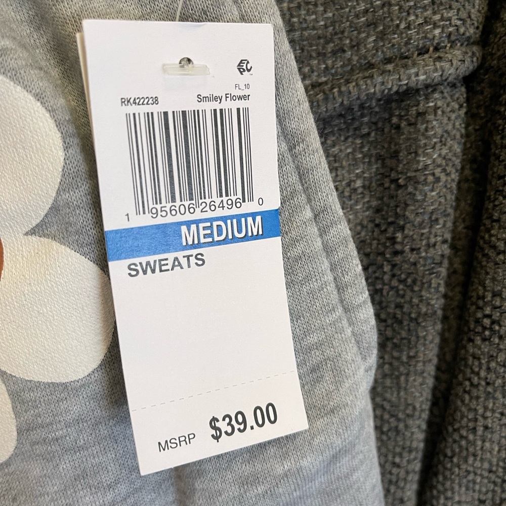 Grey sweats. New with tags. Medium